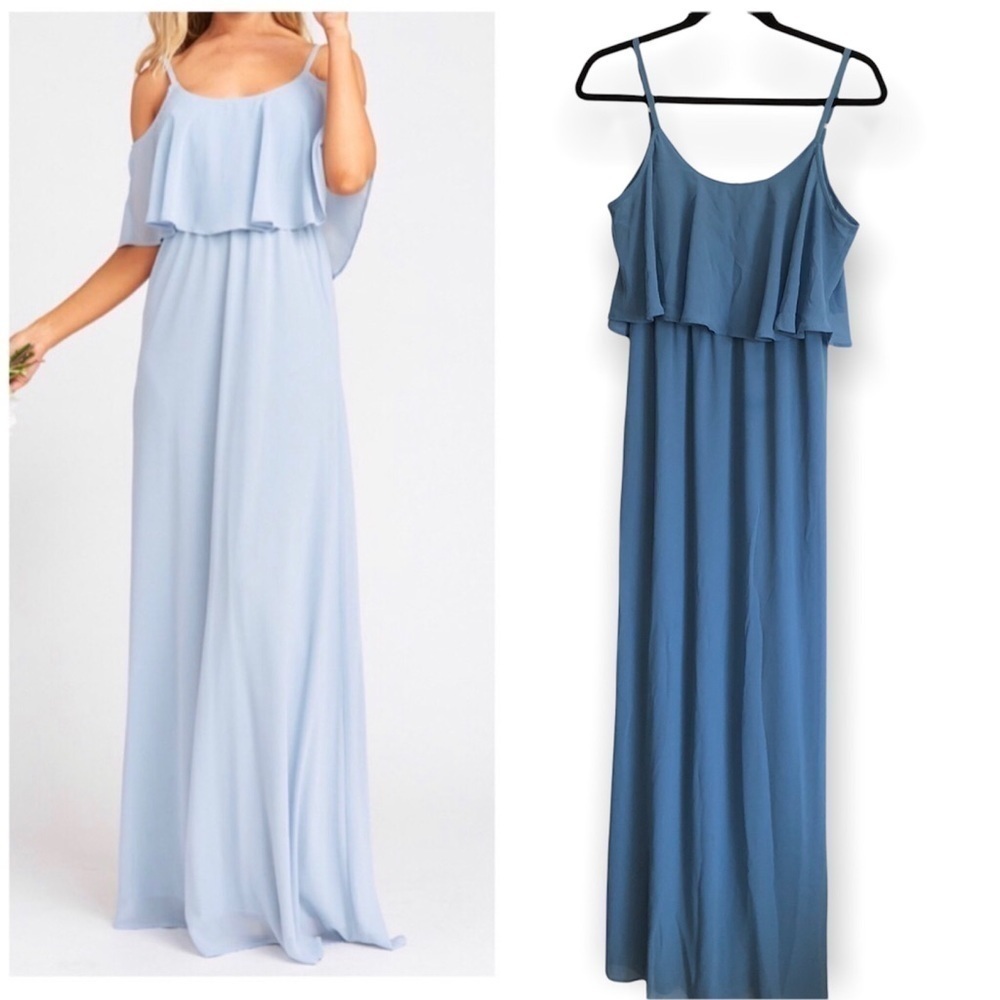 NWT Show Me Your Mumu Caitlin Ruffle Maxi dress